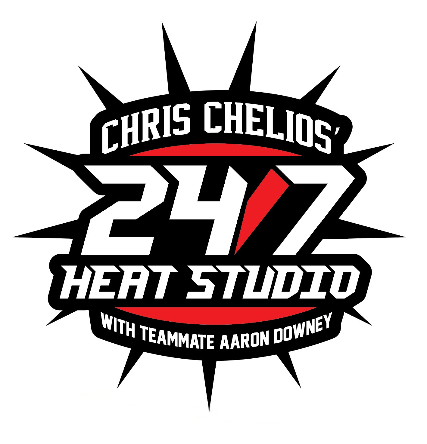 Chris Chelios 24/7 Heat Studio with Teammate Aaron Downey