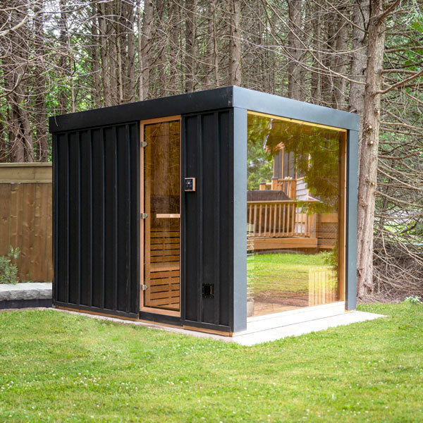 Pure Cube Neptune Sauna - Knotty Red Cedar