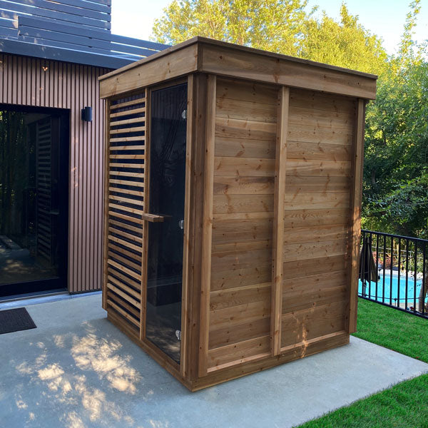 CU552 Outdoor Pure Cube Sauna