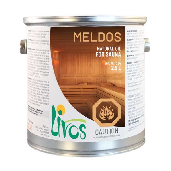 Meldos Natural Interior Sauna Oil (2.5 Litre)