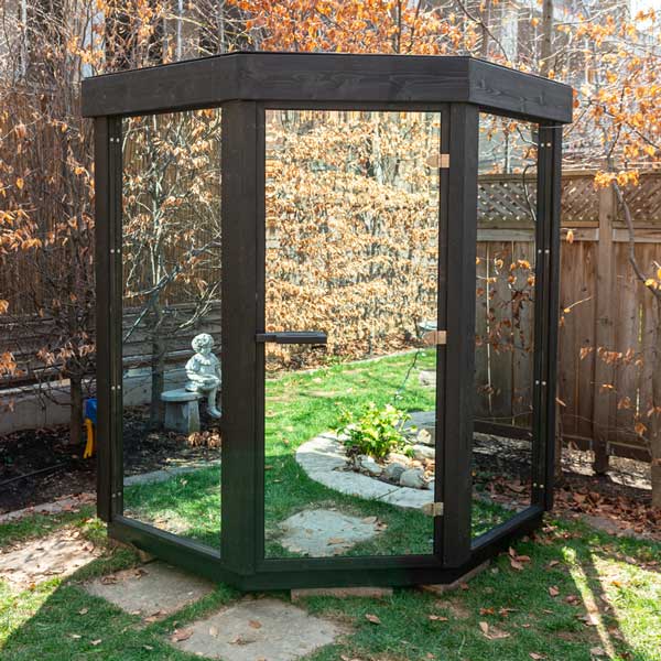 Pure Cube Trinity Sauna - Knotty Red Cedar