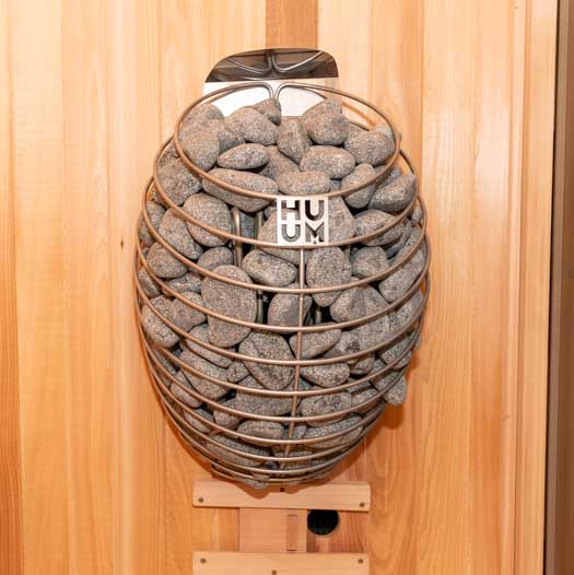 Huum Drop Electric Heater with Rocks