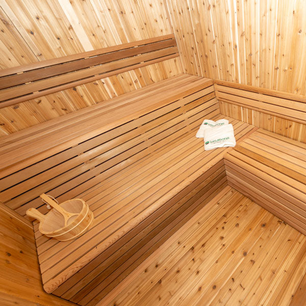 Pure Cube Neptune Sauna - Knotty Red Cedar