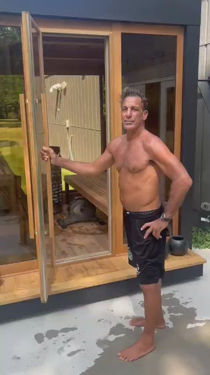 Chris Chelios 24/7 Heat Studio with Teammate Aaron Downey