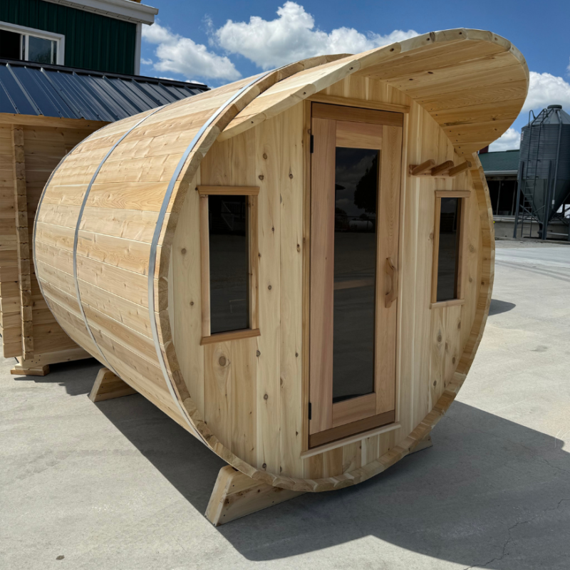 Barrel Sauna 7x8