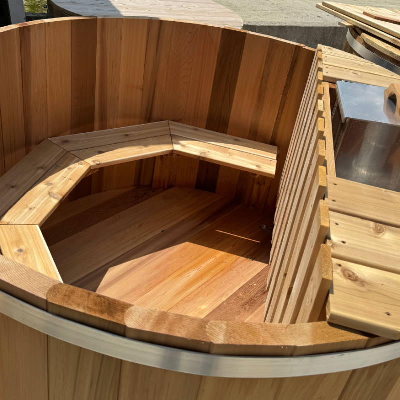 Hot Tub Inside Benches